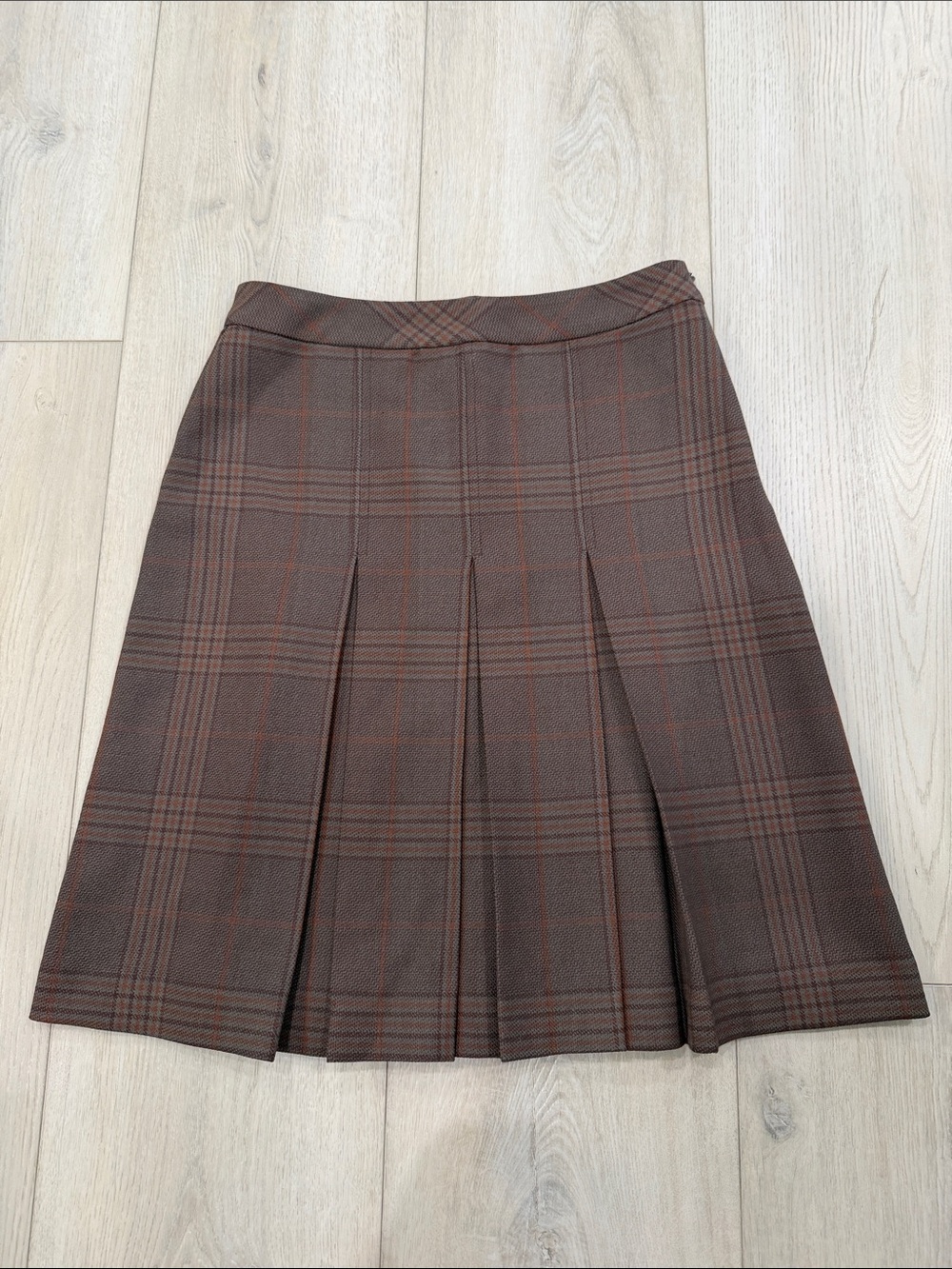 Wilfred by Aritzia Plaid Pleated Mini Skirt NWT Size 0